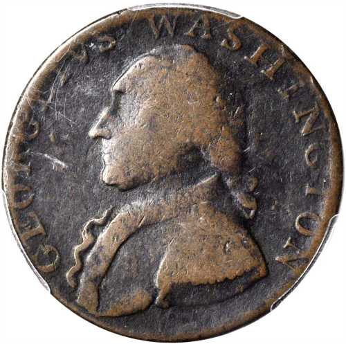 Undated (ca. 1795) North Wales Halfpenny. Musante GW-51, Baker-34, W-11150. Two Stars. Copper. Plain