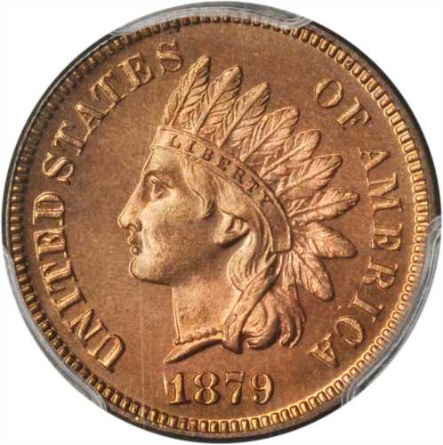 1879 Indian Cent. Proof-65+ RD (PCGS).