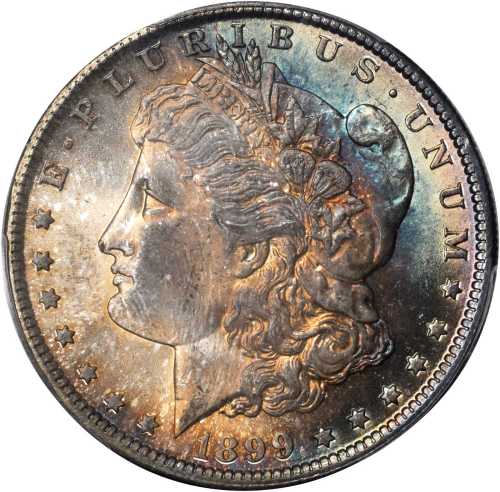 1899-O Morgan Silver Dollar. MS-65 (PCGS). CAC.