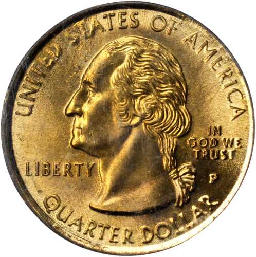 1999-P State Quarter. Pennsylvania--Struck on an Experimental Planchet--MS-66 (PCGS).