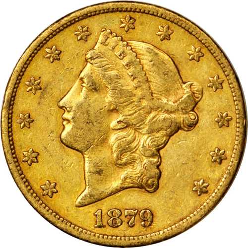 1879-CC Liberty Head Double Eagle. EF-40 (PCGS).