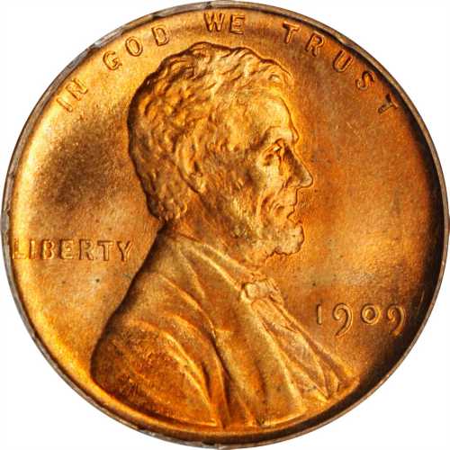 1909 Lincoln Cent. V.D.B. MS-67 RD (PCGS). OGH.