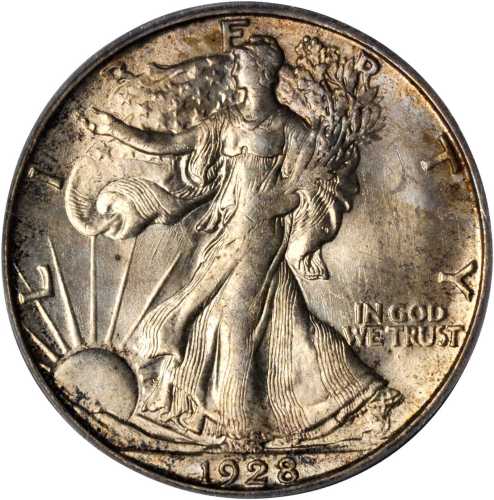 1928-S Walking Liberty Half Dollar. MS-65 (PCGS).