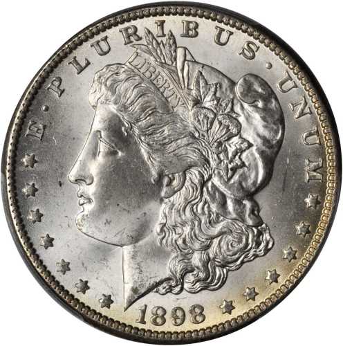 1898-O Morgan Silver Dollar. MS-65 (PCGS).