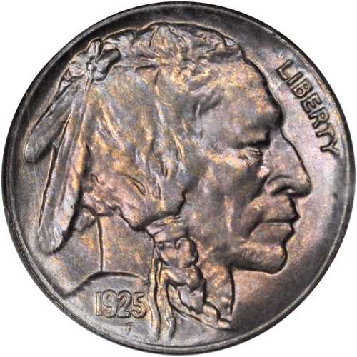 1925-D Buffalo Nickel. MS-65 (NGC).