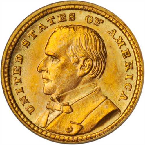 1903 Louisiana Purchase Exposition Gold Dollar. McKinley Portrait. MS-66 (PCGS).