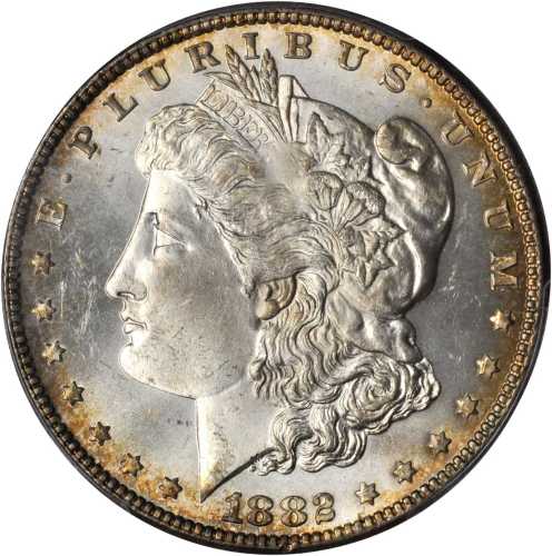 1882 Morgan Silver Dollar. MS-66 (PCGS).