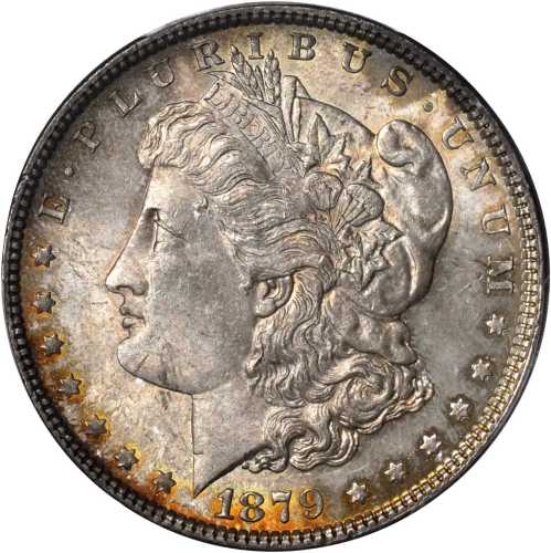 1879 Morgan Silver Dollar. MS-64 (PCGS).