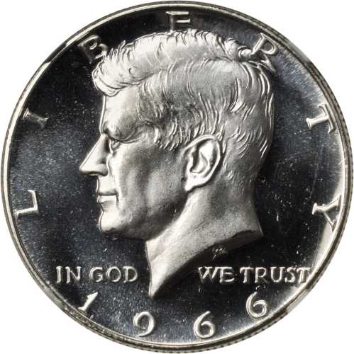 1966 Kennedy Half Dollar. SMS. MS-67 Ultra Cameo (NGC).