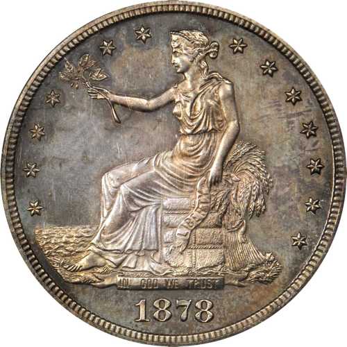 1878 Trade Dollar. Proof-63 (PCGS). OGH.