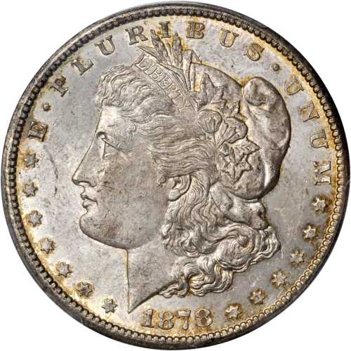 1878-CC Morgan Silver Dollar. MS-63 (PCGS).