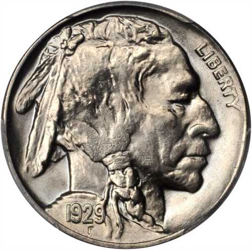 1929 Buffalo Nickel. MS-66+ (PCGS). Gold Shield Holder.