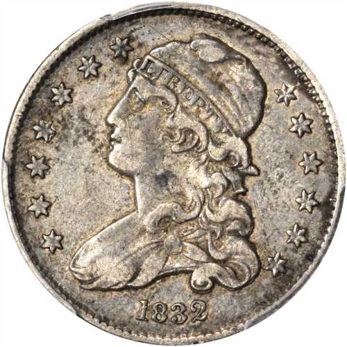 1832 Capped Bust Quarter. B-1. Rarity-3. VF-35 (PCGS).
