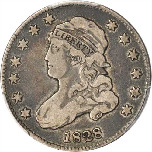 1828 Capped Bust Quarter. B-4. Rarity-3. Fine-15 (PCGS).