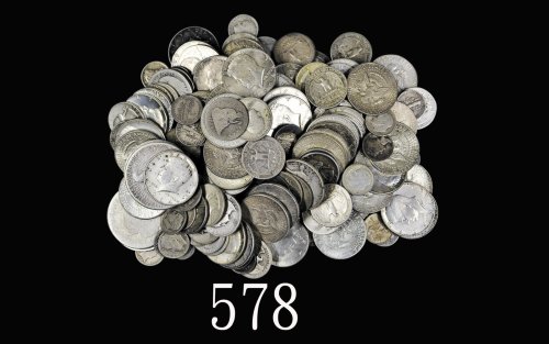 美国银币不同年份不同面值一组约201枚。极美品 - 未使用U.S.A. Silver coins, group of appro. 201pcs, diff dates & values. SOLD 