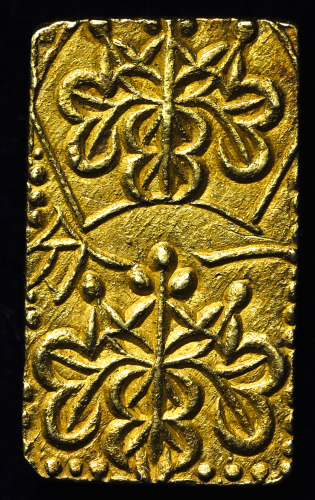日本 天保一分判金 Tenpo 1Bu-bankin 天保8年~安政5年(1837~58)   (EF)极美品