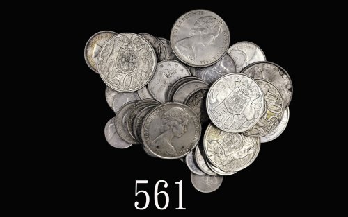 加拿大及澳洲银币一组41枚。极美品 - 未使用Canada & Australia Silver coins, group of 41pcs. SOLD AS IS/NO RETURN. EF-UNC