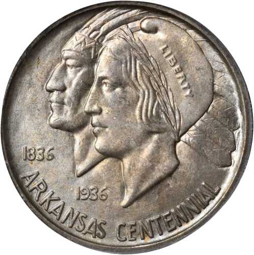 1935-S Arkansas Centennial. MS-65 (PCGS). CAC.