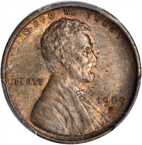 1909-S Lincoln Cent. V.D.B. MS-63 BN (PCGS).