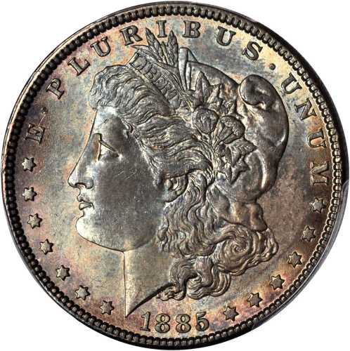 1885 Morgan Silver Dollar. MS-65 (PCGS).