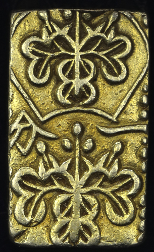 日本 天保一分判金 Tenpo 1Bu-bankin 天保8年~安政5年(1837~58)  (VF+)美品
