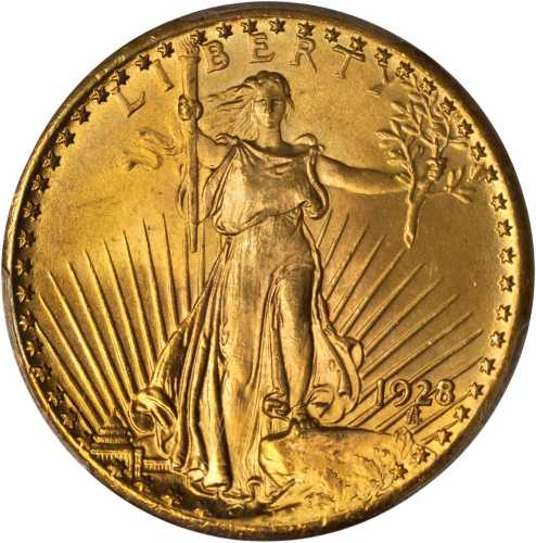 1928 Saint-Gaudens Double Eagle. MS-66 (PCGS).