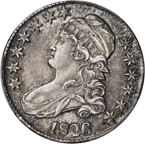 1826 Capped Bust Half Dollar. O-105. Rarity-3. AU-53 (PCGS). CAC.