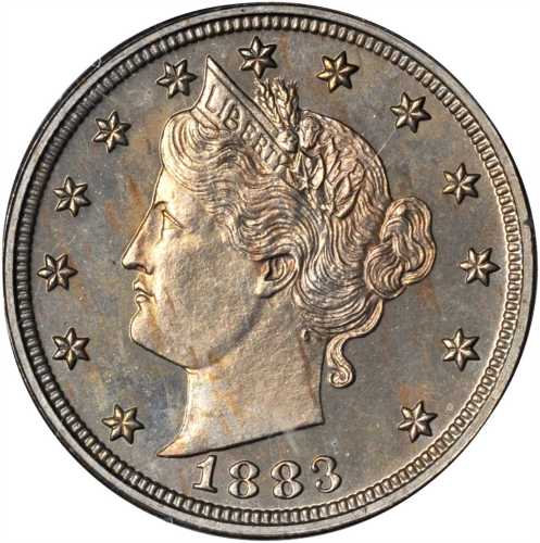 1883 Liberty Head Nickel. No CENTS. Proof-64 (PCGS). CAC. OGH--First Generation.