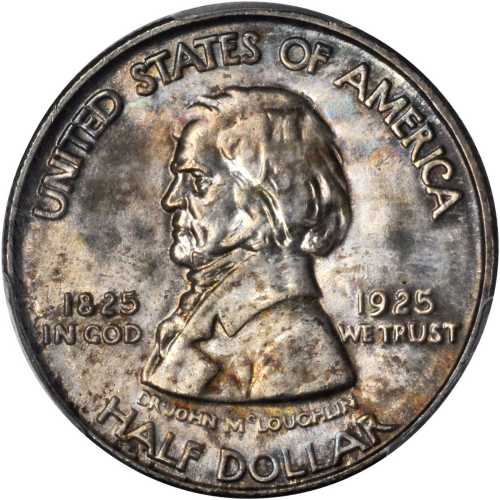 1925 Fort Vancouver Centennial. MS-67 (PCGS).