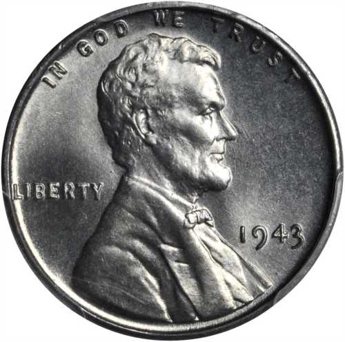 1943 Lincoln Cent. MS-67 (PCGS).