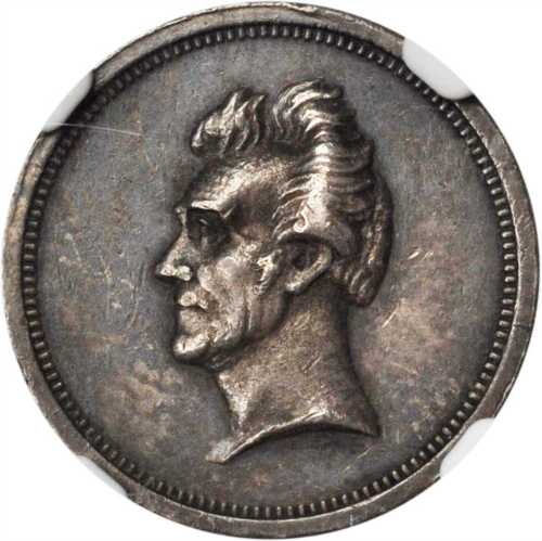 1832 Andrew Jackson. DeWitt-AJACK 1832-4, Julian PR-33. Silver. 18.2 mm. MS-62 (NGC).