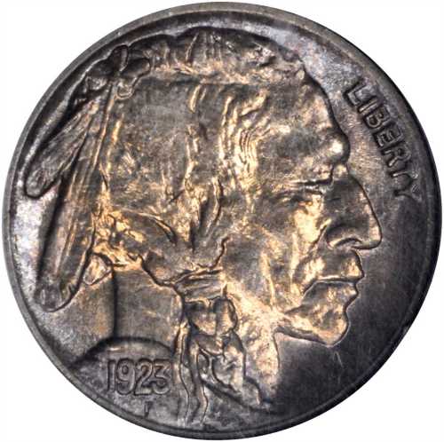 1923-S Buffalo Nickel. MS-64 (NGC).