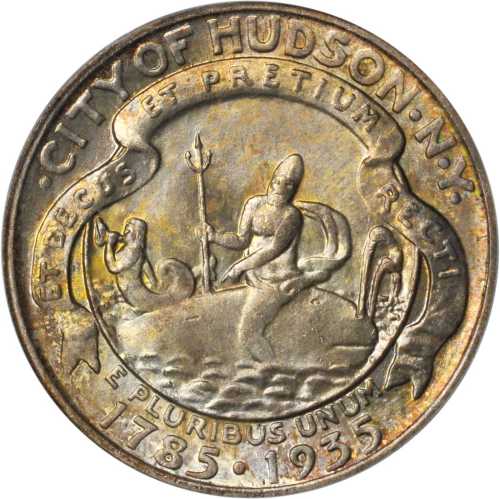 1935 Hudson, New York Sesquicentennial. MS-65 (PCGS). CAC.