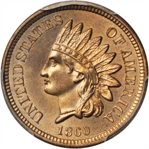 1860 Indian Cent. Proof-63 (PCGS).