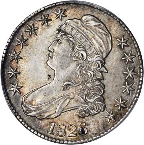 1826 Capped Bust Half Dollar. O-112. Rarity-4+. AU-58 (PCGS). CAC.