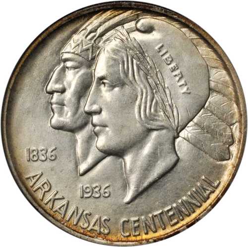 1939 Arkansas Centennial. MS-64 (PCGS). CAC.