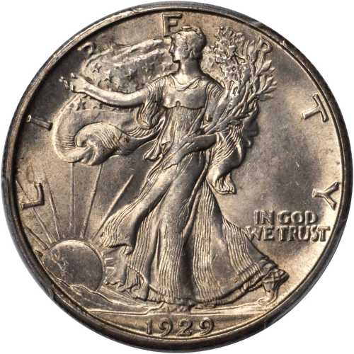 1929-D Walking Liberty Half Dollar. AU Details--Cleaned (PCGS).