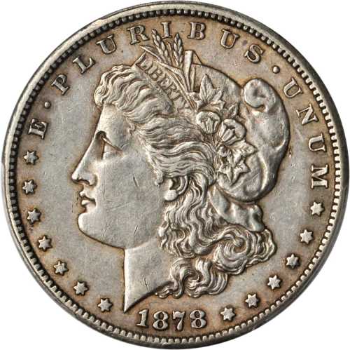 1878-CC Morgan Silver Dollar. AU-50 (PCGS).