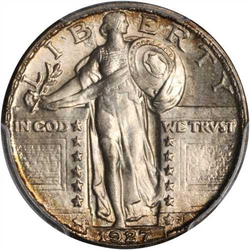 1927-D Standing Liberty Quarter. MS-65 (PCGS).