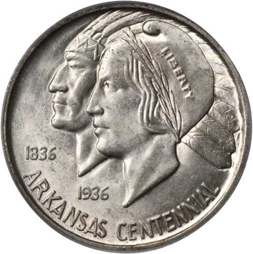 1935 Arkansas Centennial. MS-64 (PCGS). CAC.