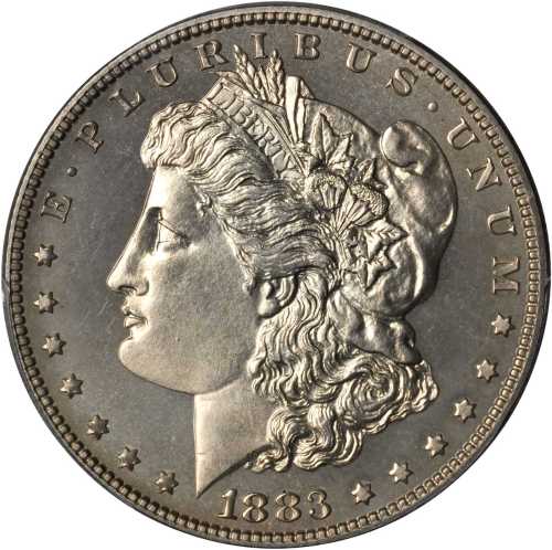 1883 Morgan Silver Dollar. Proof-65 (PCGS).