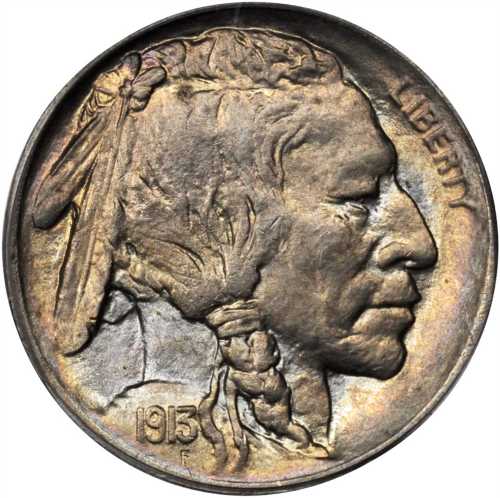 1913 Buffalo Nickel. Type I. MS-65 (PCGS).