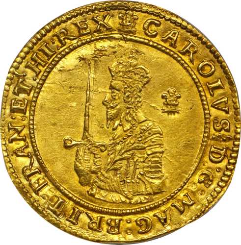 英国查理一世Triple Unite金币 NGC MS 61