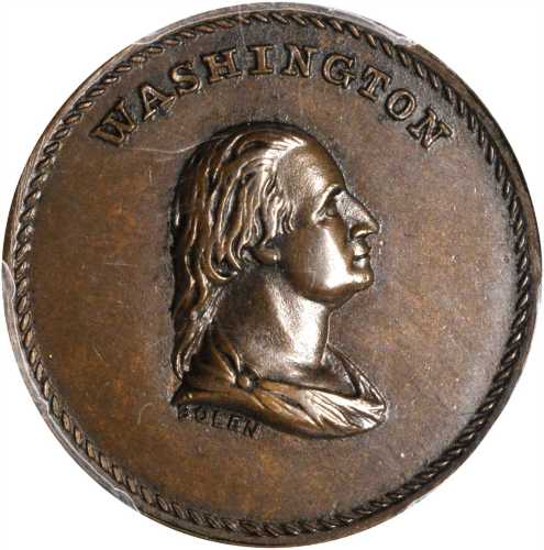 Undated (ca. 1867) The Union is the Main Prop of Our Liberty Medal. Bronze. 25 mm. Musante GW-796, B