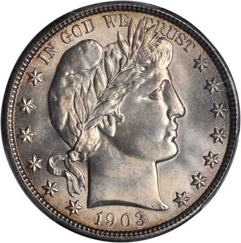 1903-O Barber Half Dollar. MS-64 (PCGS).