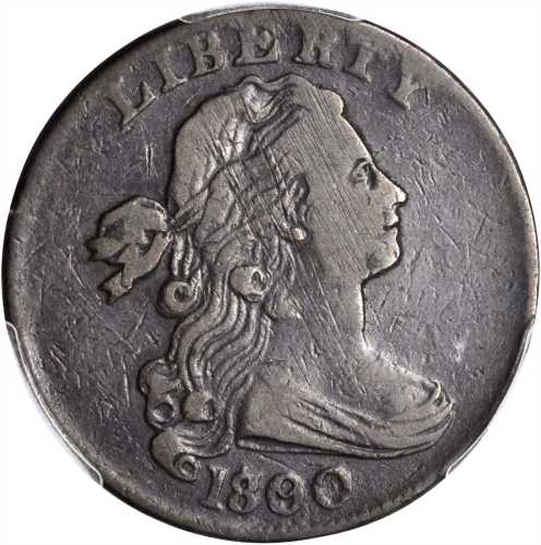 1800/79 Draped Bust Cent. S-192. Rarity-3. Style II Hair. Fine Details--Scratch (PCGS).