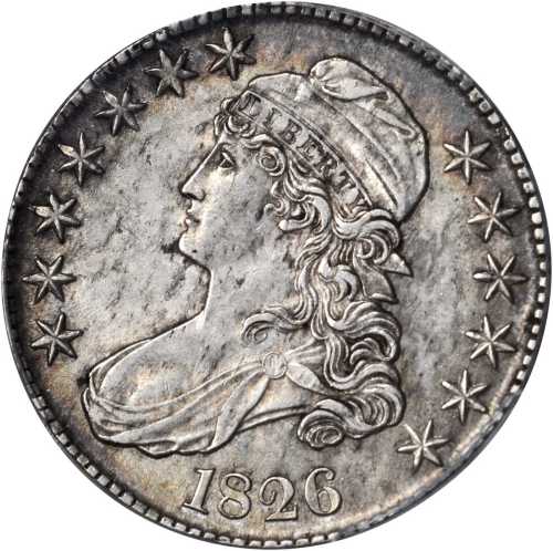 1826 Capped Bust Half Dollar. O-118a. Rarity-1. AU-55 (PCGS). CAC.