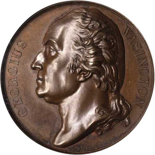 1819 (ca. 1830) Series Numismatica Medal. Washington Issue. Bronze. 41.9 mm. Musante GW-100, Baker-1