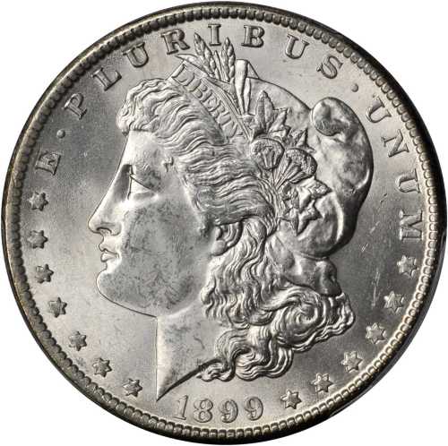 1899-O Morgan Silver Dollar. MS-63 (PCGS).