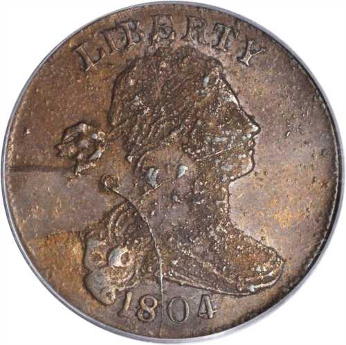 1804 (1860s) Draped Bust Cent. Private 